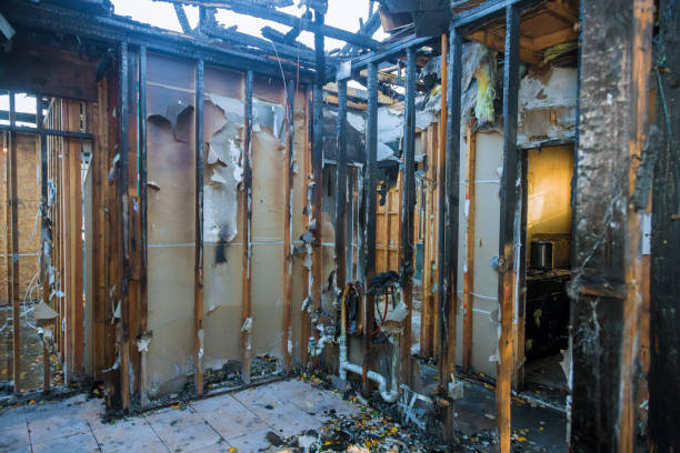 Professional Soot Cleanup technician working in Jarrell, TX